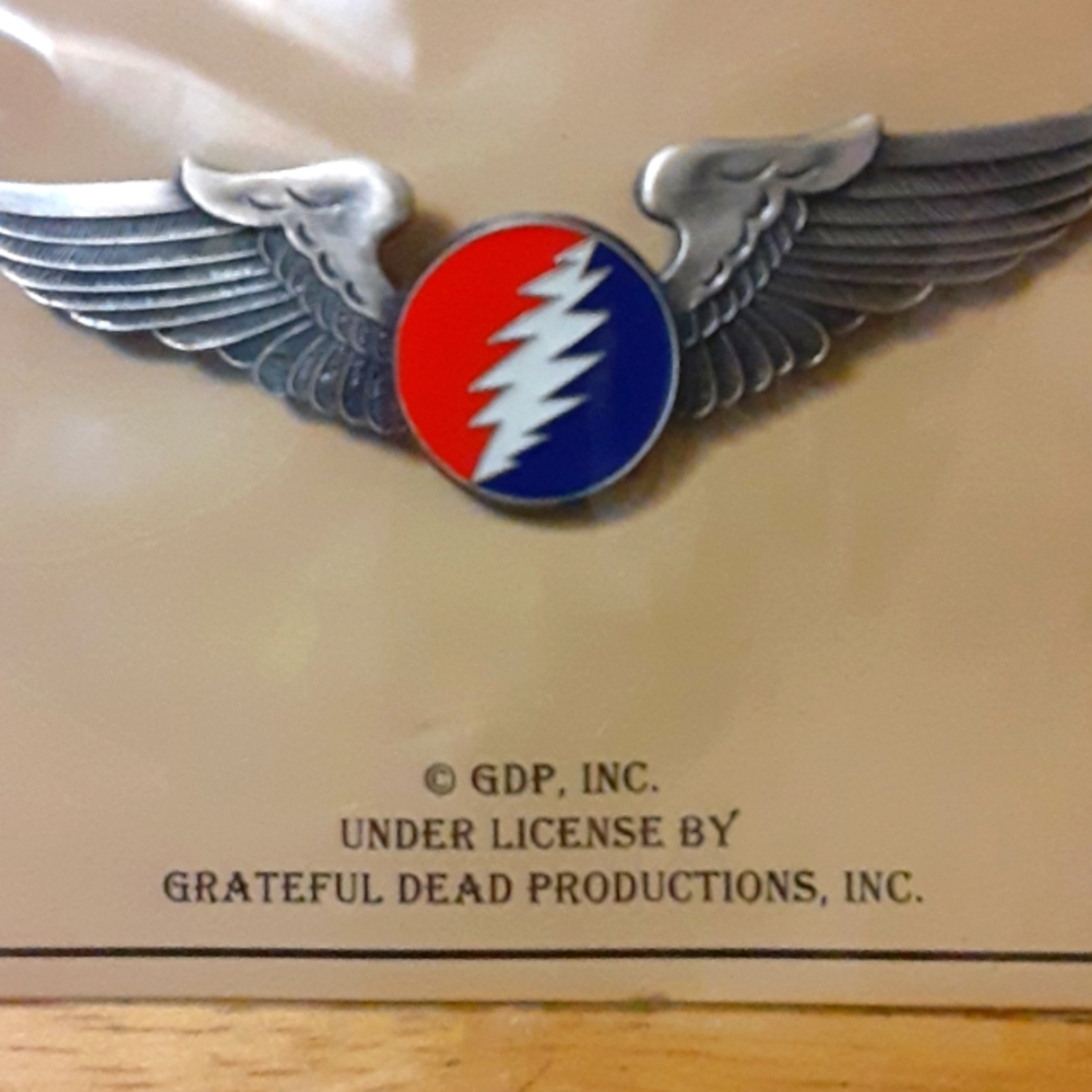 Grateful Dead "steal your face" large pilot's,vintage